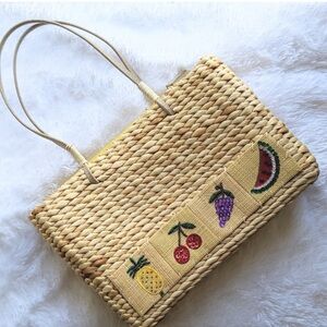 Fruit Summer Wicker Bag